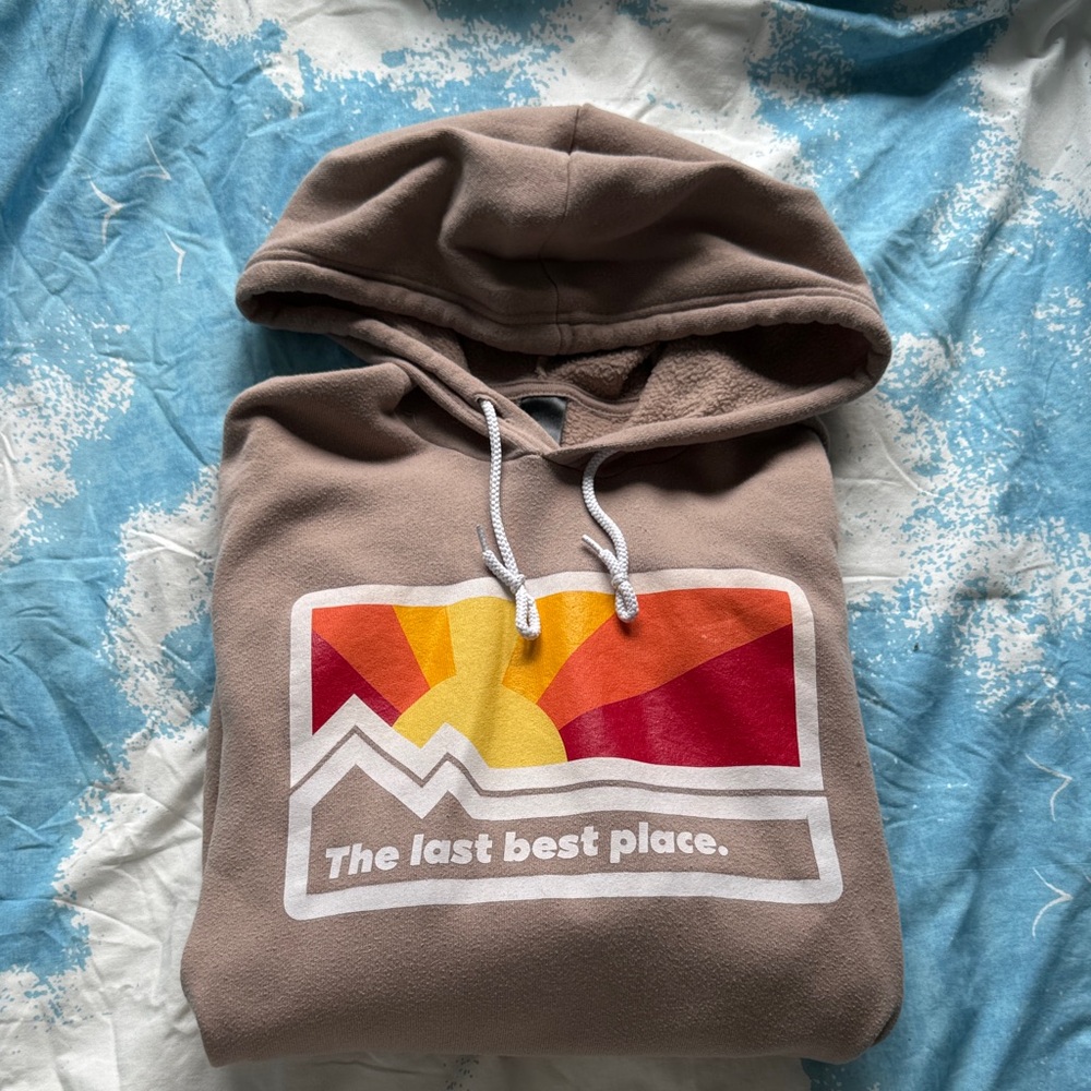 The last best place hoodie, cows x cacti apparel